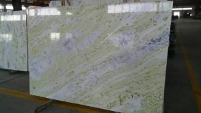 Cheap green marble onyx big slab